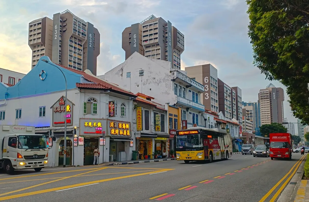 Jalan Besar street near HAUS217, street parking area